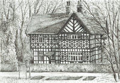 Het Poortgebouw in Bramhall Park door Vincent Alexander Booth