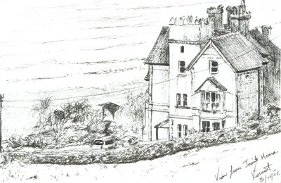 Het Jezuïetenhuis aan de Welshe kust, 2005 door Vincent Alexander Booth