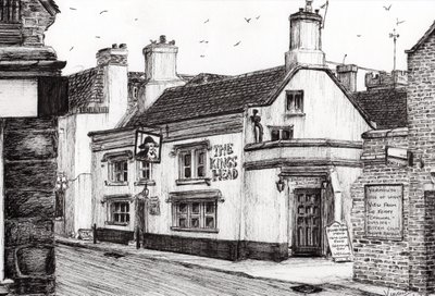 The Kings Head Yarmouth, 2008 door Vincent Alexander Booth