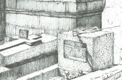 Het graf van Jim Morrison Parijs door Vincent Alexander Booth