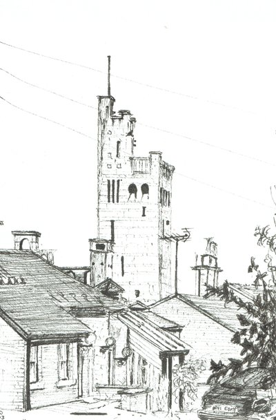 Toren in Knutsford, 2003 door Vincent Alexander Booth