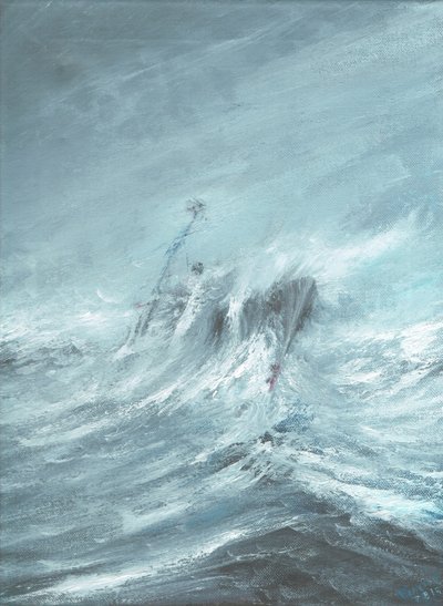 USS Hull verloren in Pacifische Tyfoon 18 december 1944, 2019 door Vincent Alexander Booth