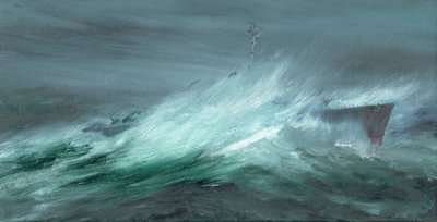 USS Spence verloren in Pacifische Tyfoon 18 december 1944, 2019 door Vincent Alexander Booth