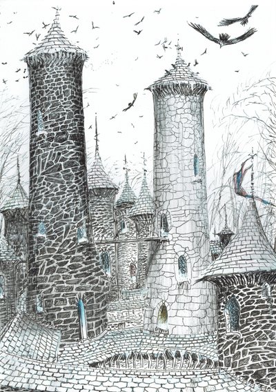 pagina9, Het Kasteel in het Bos van Findhorn, 2006 door Vincent Alexander Booth