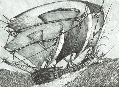 Stormscheppers Zee van Azov, 2017 door Vincent Alexander Booth