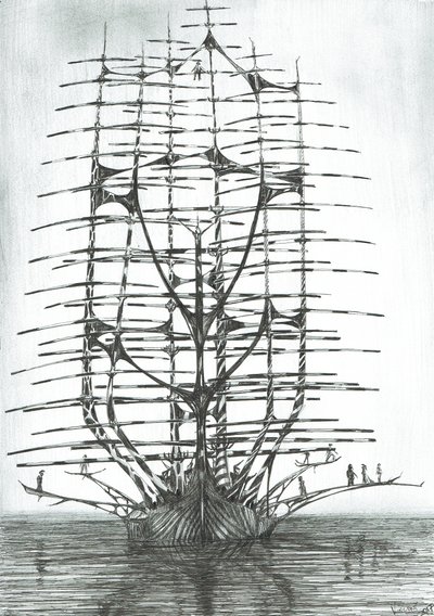 Stormscheppers Japanse Zee, 2017 door Vincent Alexander Booth