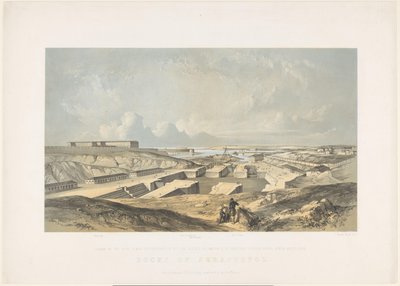 De Haven van Sebastopol, 1855 door Vincent Brooks