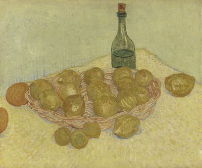 Mand met citroen en fles, 1888 door Vincent van Gogh