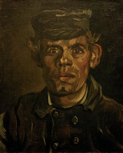 Portret van een boer door Vincent van Gogh