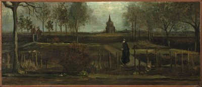 De Pastorie Tuin in Nuenen in de Lente, 1884 door Vincent van Gogh