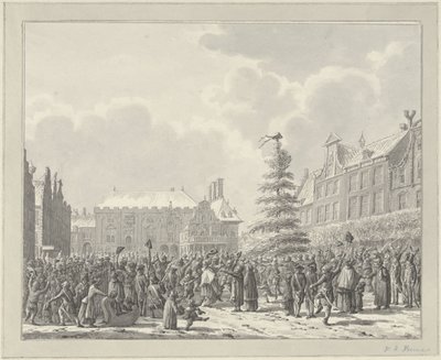 Omwenteling te Haarlem, 19 januari 1795 door Vincent Jansz. van der Vinne