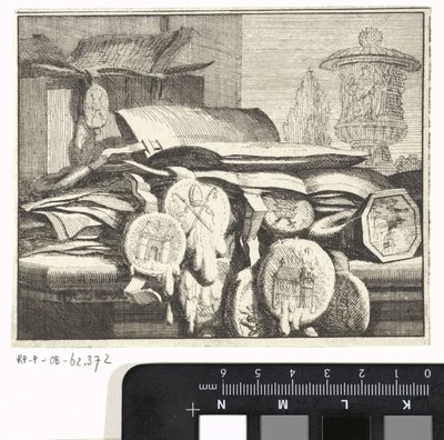 Gesmolten zegels en een zegelring door Vincent Laurensz. van der Vinne (II)