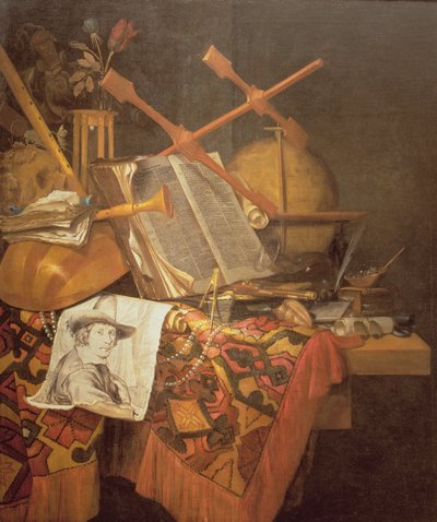 Vanitas door Vincent Laurensz van der Vinne