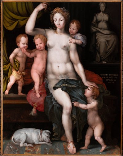 Allegorie van de perfecte liefde, ca. 1540 door Vincent Sellaer