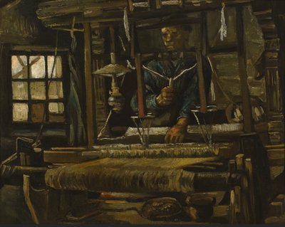 Een Wevershuisje door Vincent van Gogh
