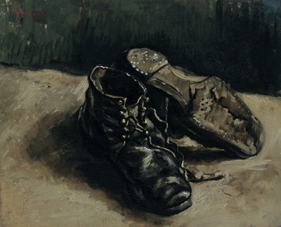 Een paar schoenen, 1886 door Vincent van Gogh