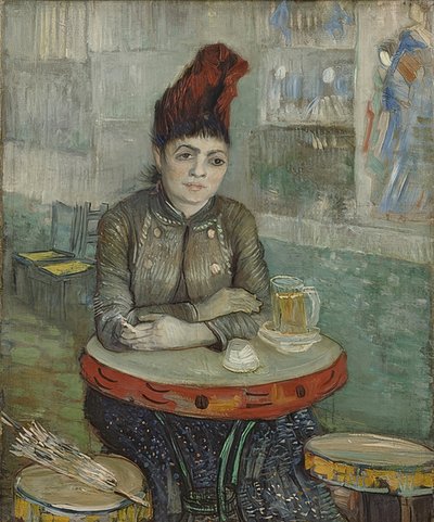 Agostina Segatori in Café Le Tambourin door Vincent van Gogh