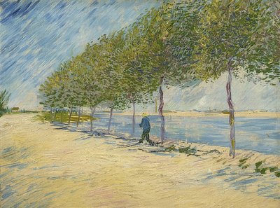 Aan de Seine door Vincent van Gogh