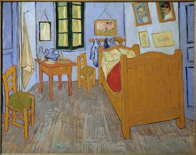 Slaapkamer in Arles door Vincent van Gogh