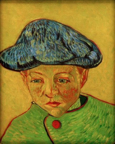 Portret van Camille Roulin door Vincent van Gogh