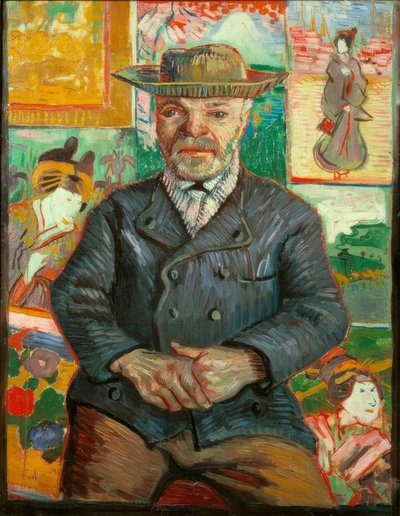 Portret van Père Tanguy door Vincent van Gogh