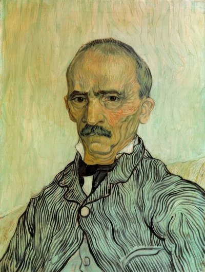 Portret van de hoofdopzichter Trabuc in het ziekenhuis Saint-Paul door Vincent van Gogh