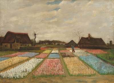 Bloembedden in Holland door Vincent van Gogh