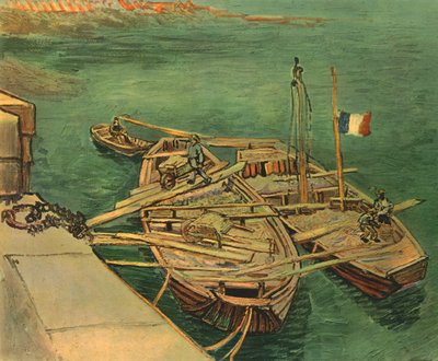 Boten op de Rhône, augustus 1888, 1947 door Vincent van Gogh