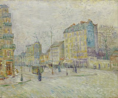 Boulevard de Clichy door Vincent van Gogh
