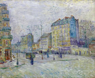 Boulevard de Clichy door Vincent van Gogh