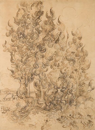 Cipressen door Vincent van Gogh