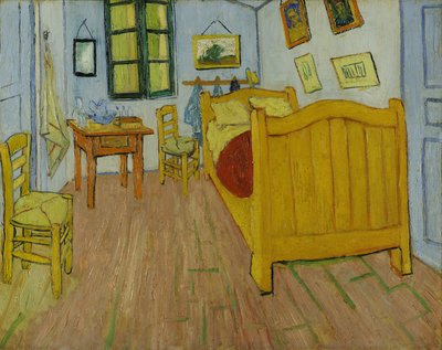 De slaapkamer door Vincent van Gogh
