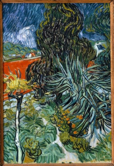 De tuin van dokter Gachet in Auvers door Vincent van Gogh