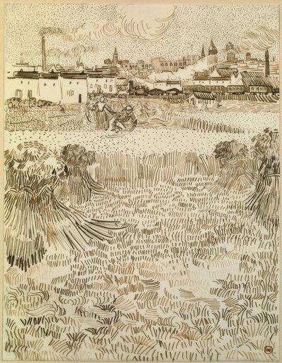De maaier door Vincent van Gogh