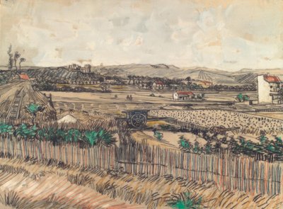 De blauwe kar door Vincent van Gogh