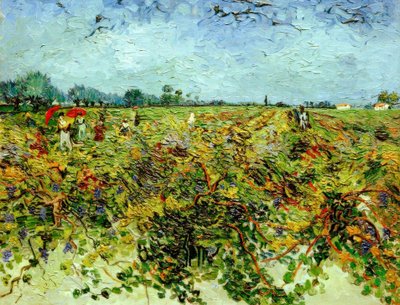 De groene wijngaard door Vincent van Gogh