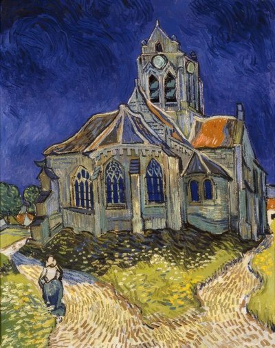 De kerk in Auvers-sur-Oise door Vincent van Gogh