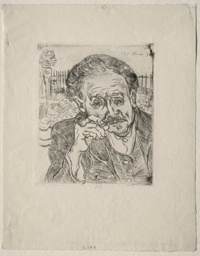Dr. Gachet door Vincent van Gogh