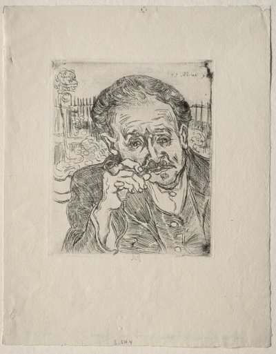 Dr. Gachet door Vincent van Gogh