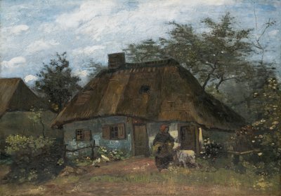 Boerderij in Nuenen door Vincent van Gogh