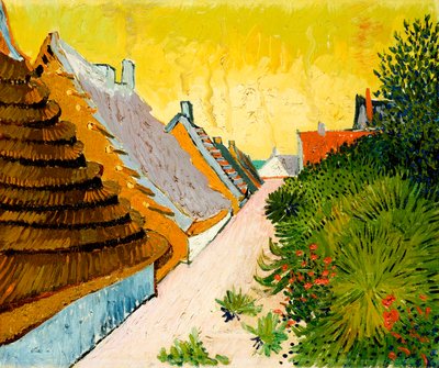 Boerderijen in Saintes-Maries, juni 1888 door Vincent van Gogh