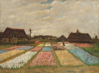 Bloembedden in Holland, ca.1883 door Vincent van Gogh