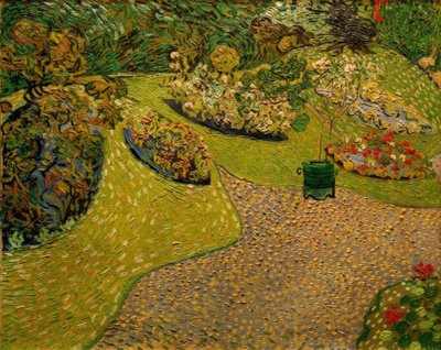 Tuin in Auvers door Vincent van Gogh