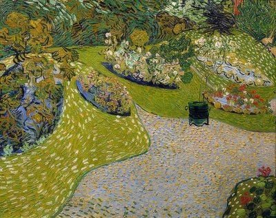 Tuin in Auvers door Vincent van Gogh