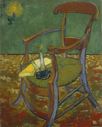 Gauguins stoel door Vincent van Gogh