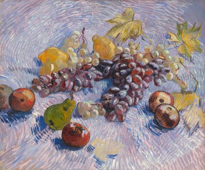 Druiven, citroenen, peren en appels, 1887 door Vincent van Gogh