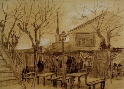 Guinguette door Vincent van Gogh