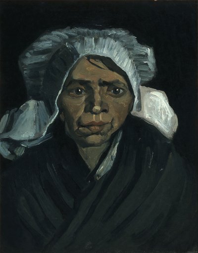 Hoofd van een boerin door Vincent van Gogh