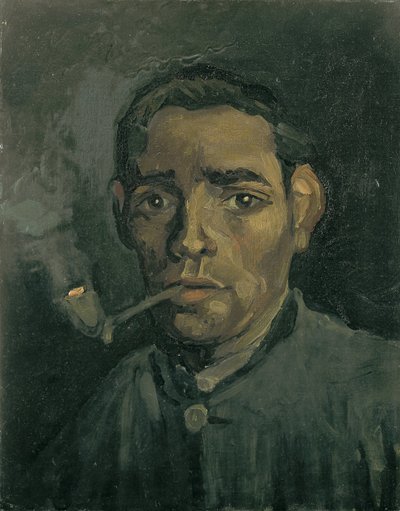Hoofd van een man, 1884-1885 door Vincent van Gogh