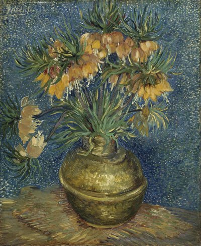 Keizerskronen in een koperen vaas door Vincent van Gogh